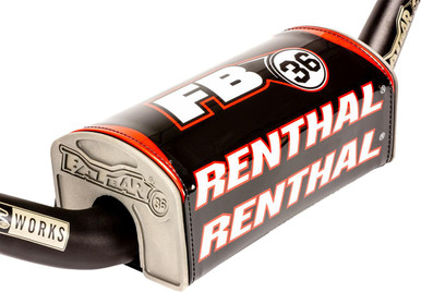 Renthal Fatbar36 Bar Pad Black/White/Red P335
