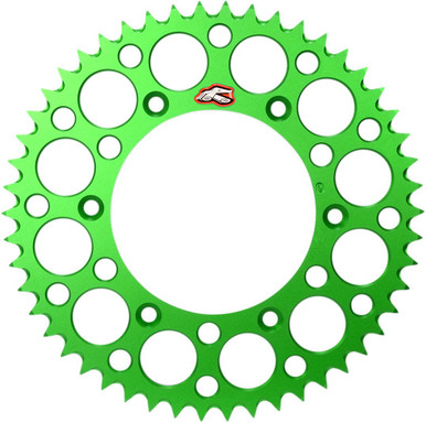 Renthal Green 53-Tooth Rear Sprocket for Kawasaki 112U-520-53GEGN