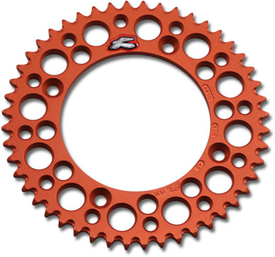 Renthal Rear Sprocket 48T 428 Chain Orange 441U-428-48GPOR