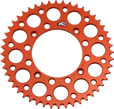 Renthal Rear Sprocket 48T Orange 520 Chain 7075-T6 Aluminum 441U-520-48GPOR