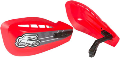 Renthal Red Moto Handguards with Dual Compound Shield and Reinforced Bracket HG-100-RD