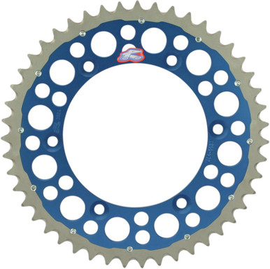 Renthal TwinRing Rear Sprocket 50T Blue 520 Chain 2240-520-50GPBU