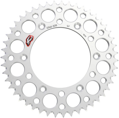 Renthal Ultralight Rear Sprocket 47T Silver 224U-520-47GPSI