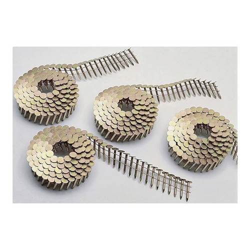 BOSTITCH Roofing Nail, 7/8 in L, 11 Gauge, Galvanized Steel, Smooth Shank
