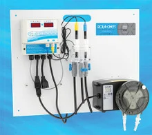 Rola-Chem – Ready to Mount Digital pH/ORP Chemical Controller System With One 38 GPD Pro Series 300 Pump & One Solenoid Kit – 554510