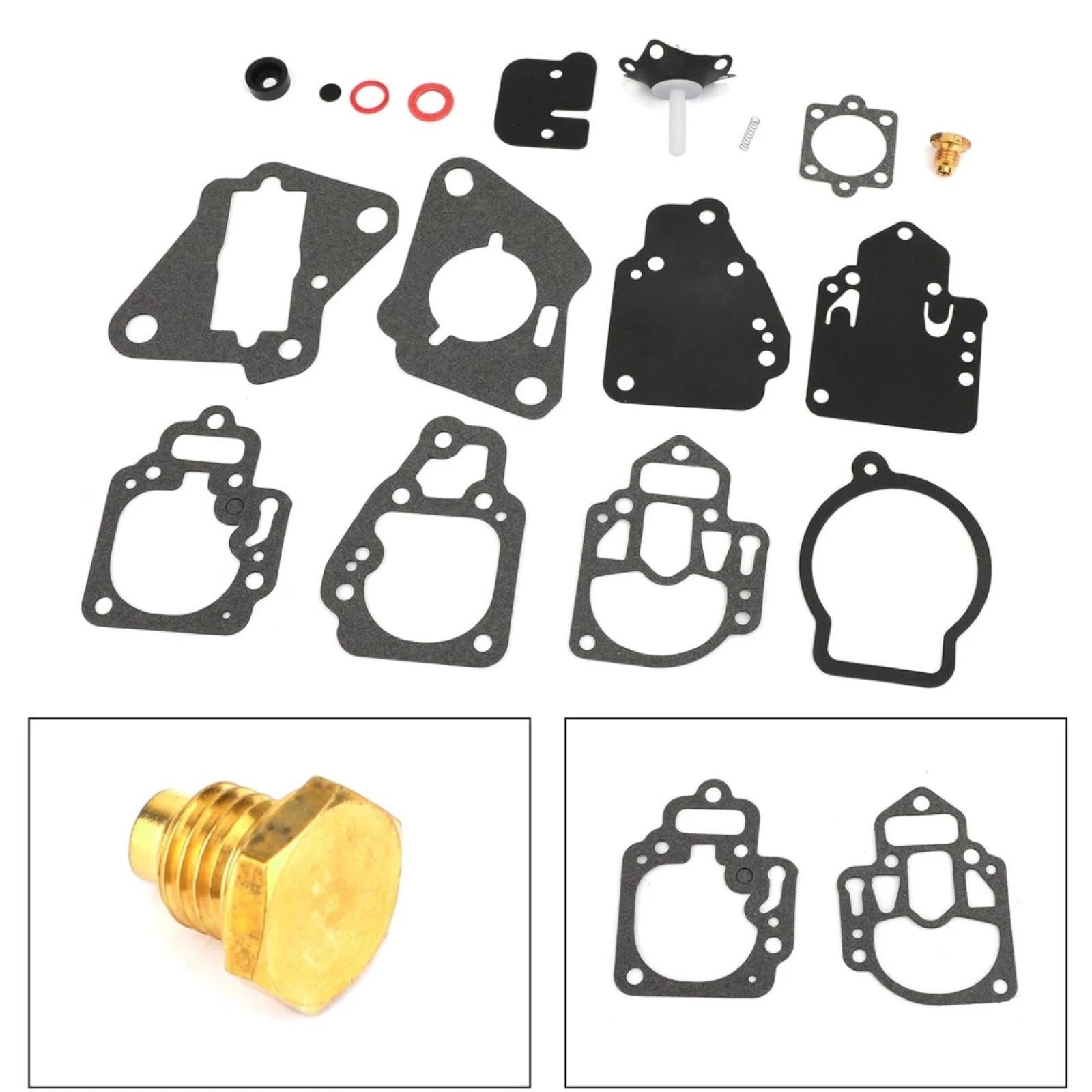 Carburetor Rebuild Kit for Mercury 6-25HP (1395-97611, 18-7212)