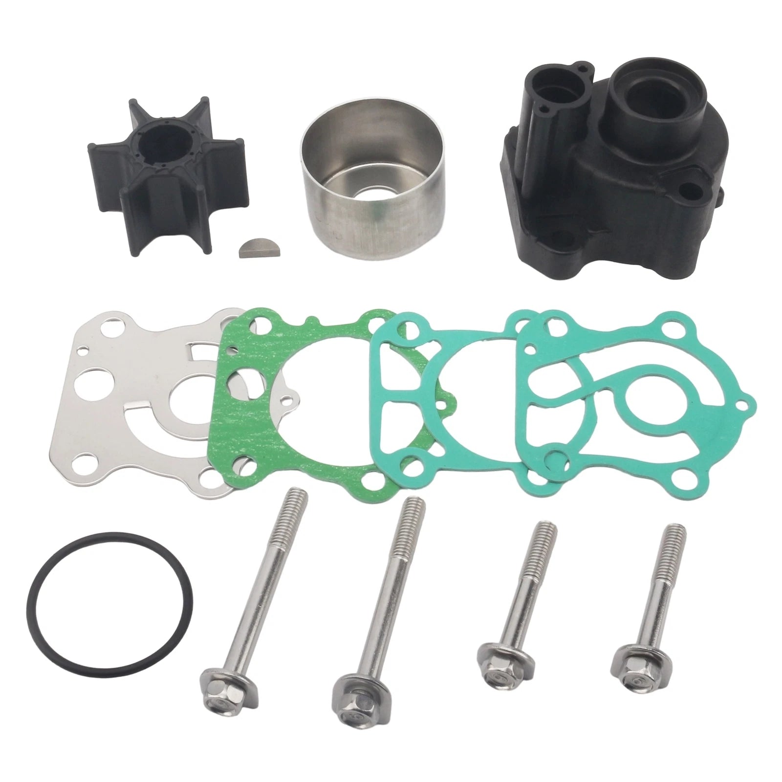 Water Pump Impeller Repair Kit for Yamaha Outboard 67F-W0078-02 67F-W0078-03