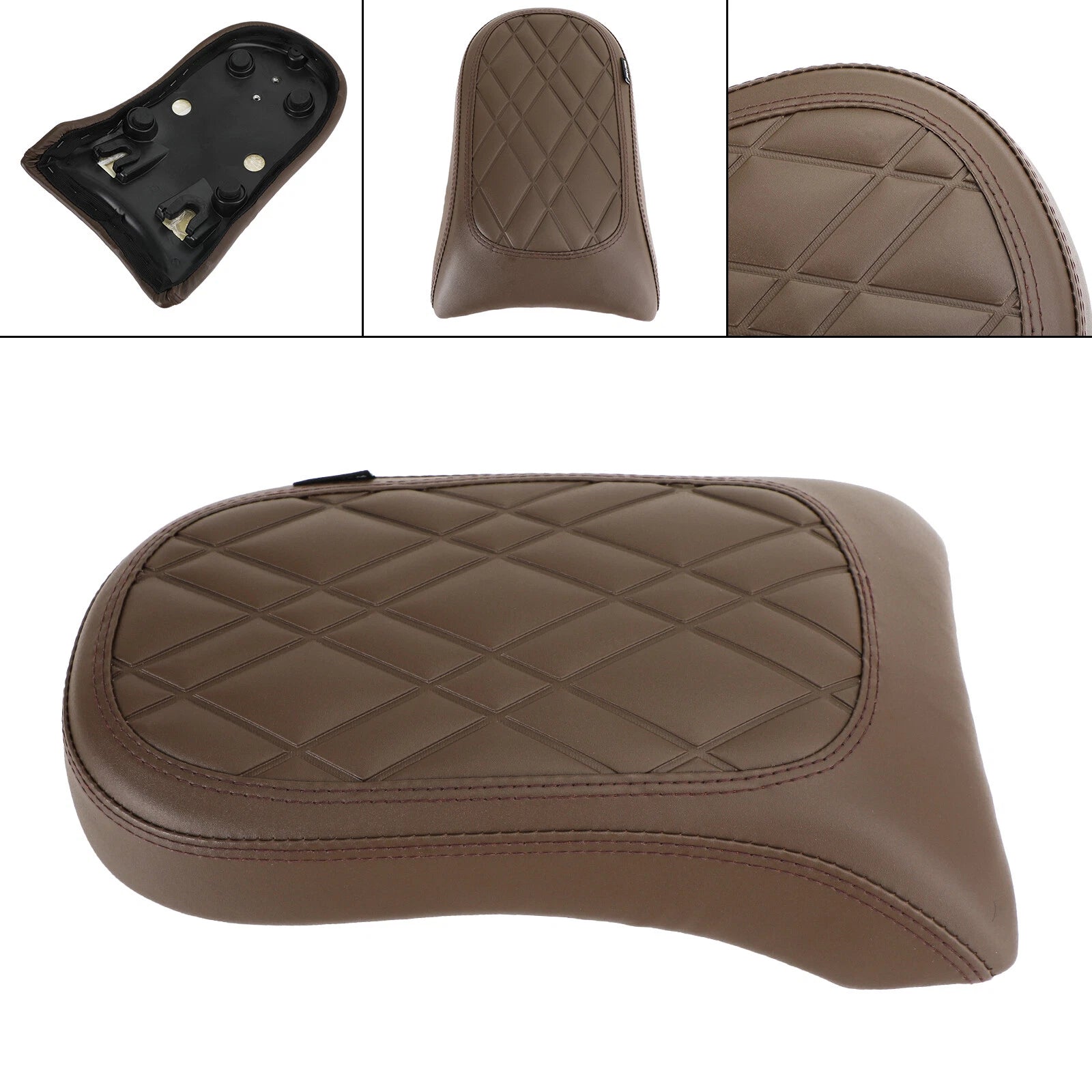Rear Passenger Seat Cushion for BMW R18 (2020–2022) T9, Flat Brown