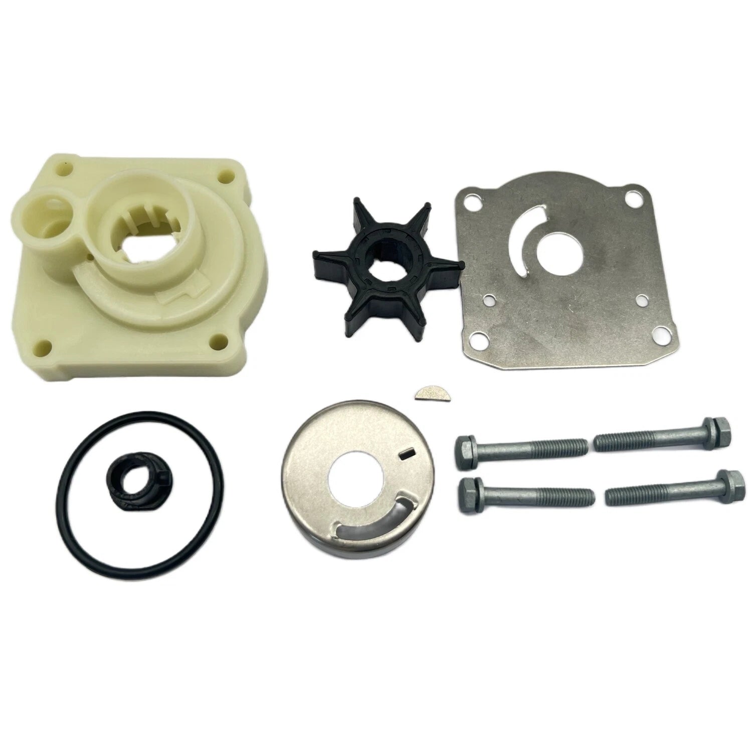 Water Pump Impeller Repair Kit for Yamaha Outboard 25HP (4-Stroke) (61N-W0078-11-00)