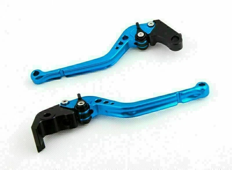 Long Brake Clutch Levers for Honda CBR650F/CB650F (2014–2015) (F-18/H-65) Blue T9