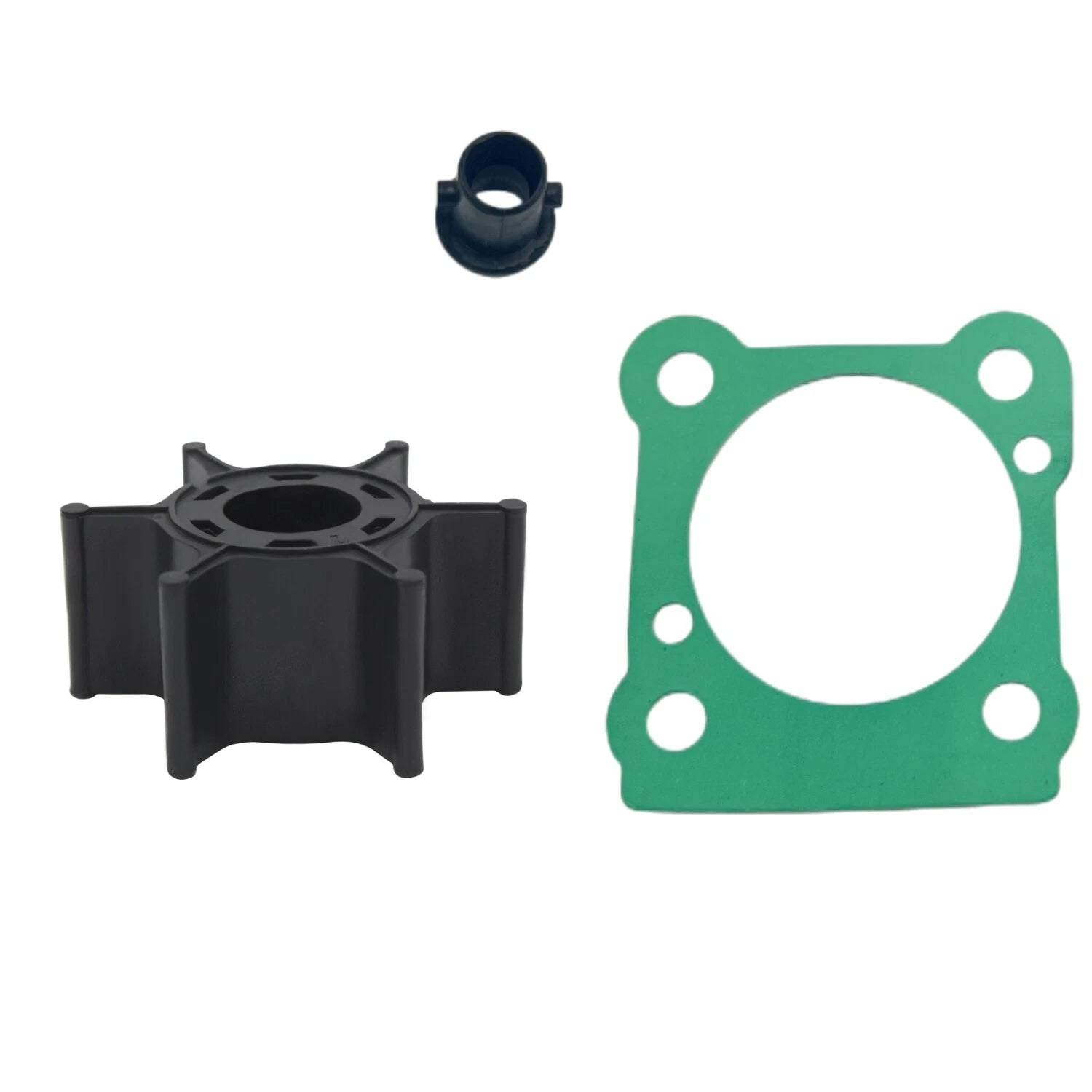 Water Pump Impeller w/Gasket 6G1-44352 for Yamaha 2-Stroke 6-8 HP Outboard