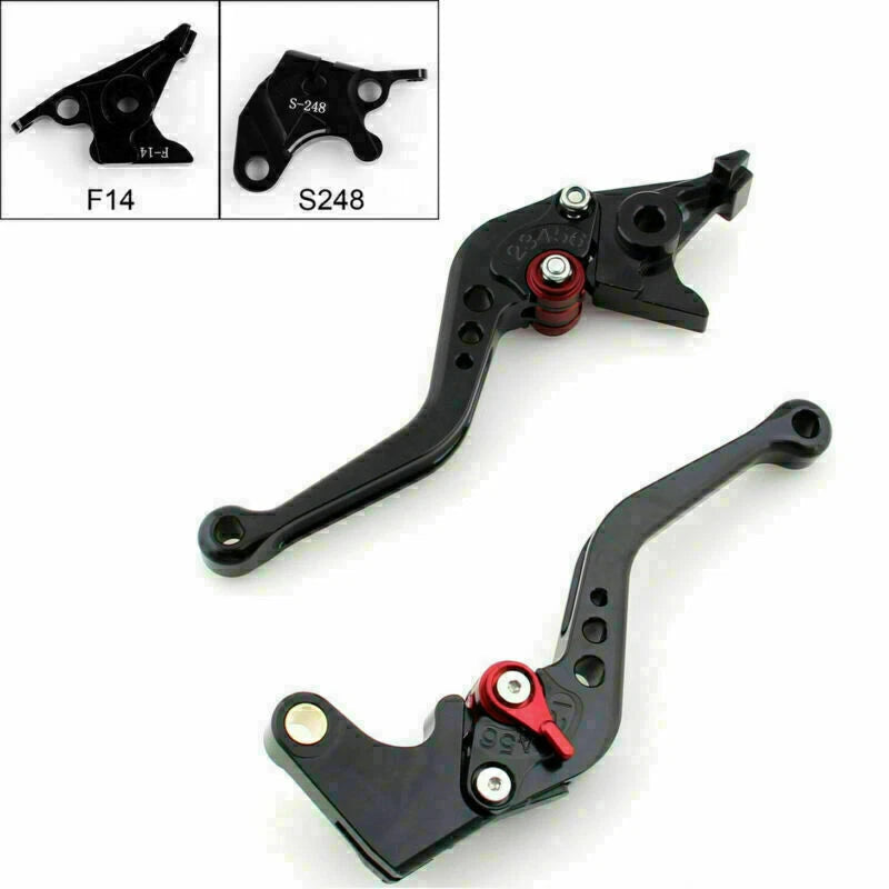 Short Brake Clutch Levers for Suzuki GSXR1000 (2001–2004), GSR600 (2006–2011), GSR750 BLK T9