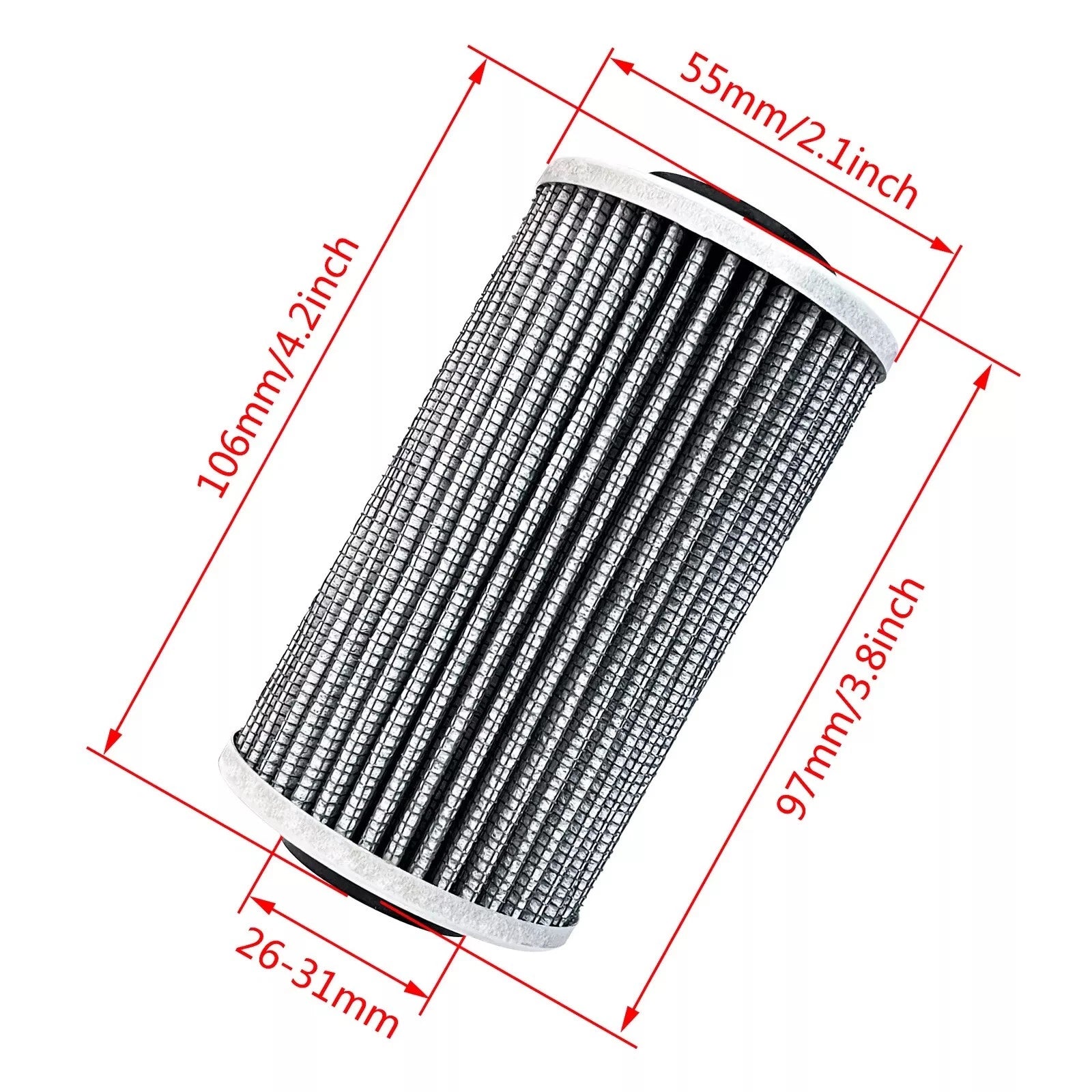 5Pcs Oil Filter W/O-Rings for Sea-Doo GTI RXT RXP GTX 130hp 300hp (420956741)