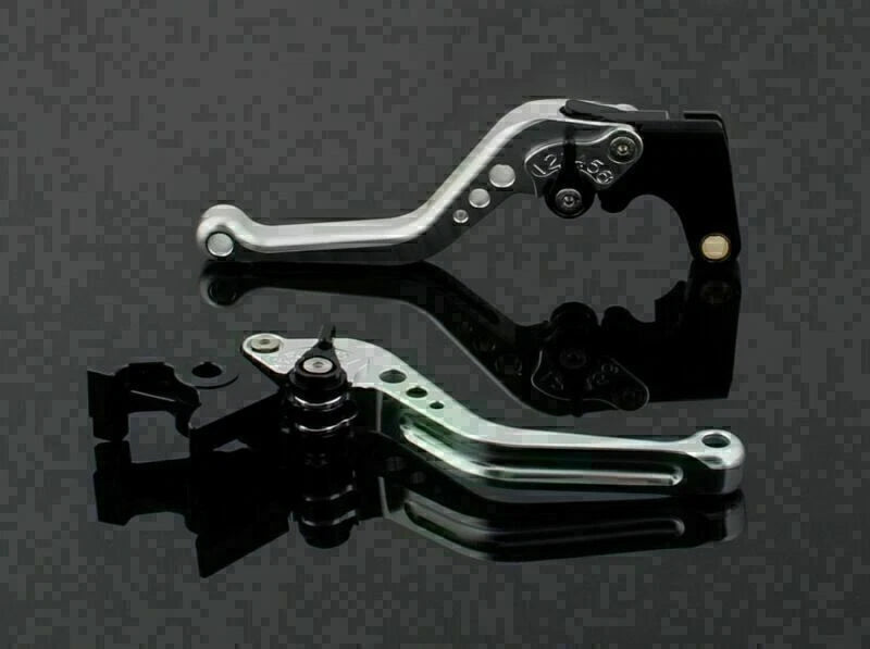 Short Brake Clutch Levers for Ducati Hypermotard 1100/SP (2007–2012) Silver T9