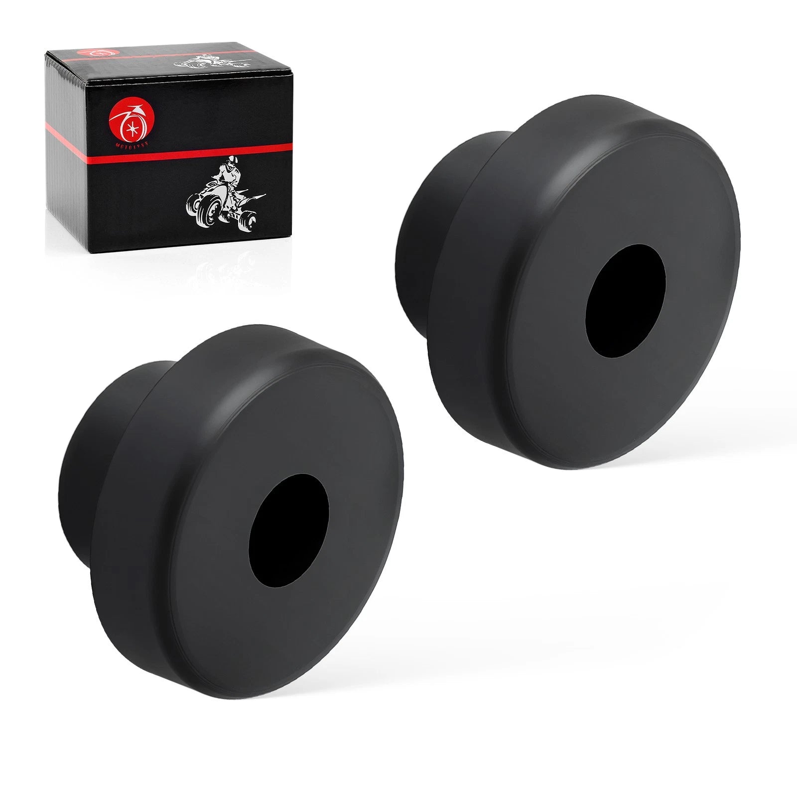 2X Rubber Radiator Mount Bushing for Polaris Sportsman 700 (2002–2008)