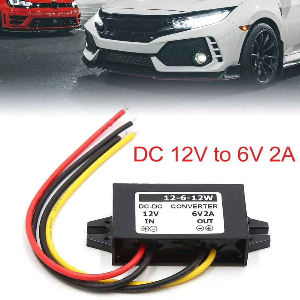DC 12V to 6V 2A Power Supply Transformer for Universal Applications