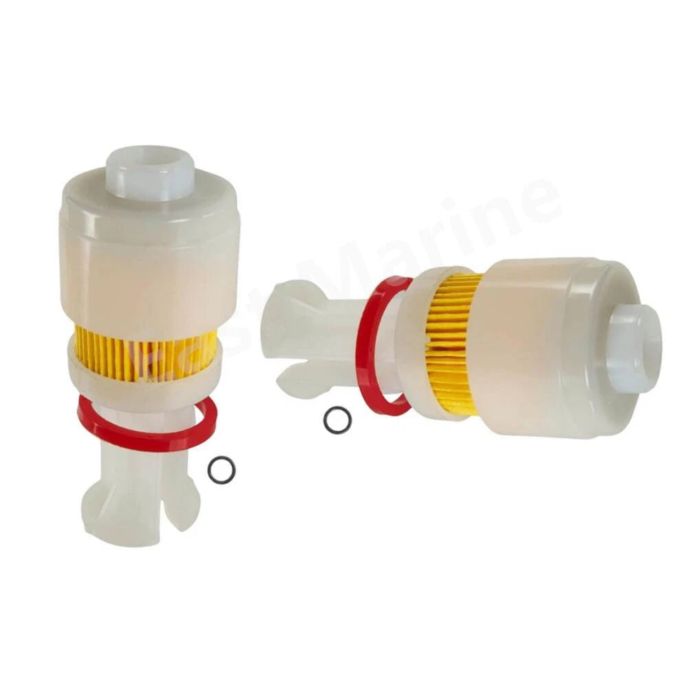 2Pcs Fuel Filter Element Cartridge for Yamaha Outboards (65L-24563-00-00, 18-7936)