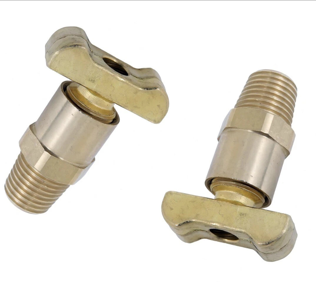 Set of 2 Cylinder Block Drain Taps for Volvo Penta Mercruiser (82745, 16951A1, 18-4218)