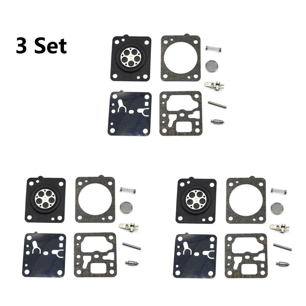 Set of 3 Carburetor Repair Kits 4149 007 1701 for Stihl FS94 FS94R KM94R