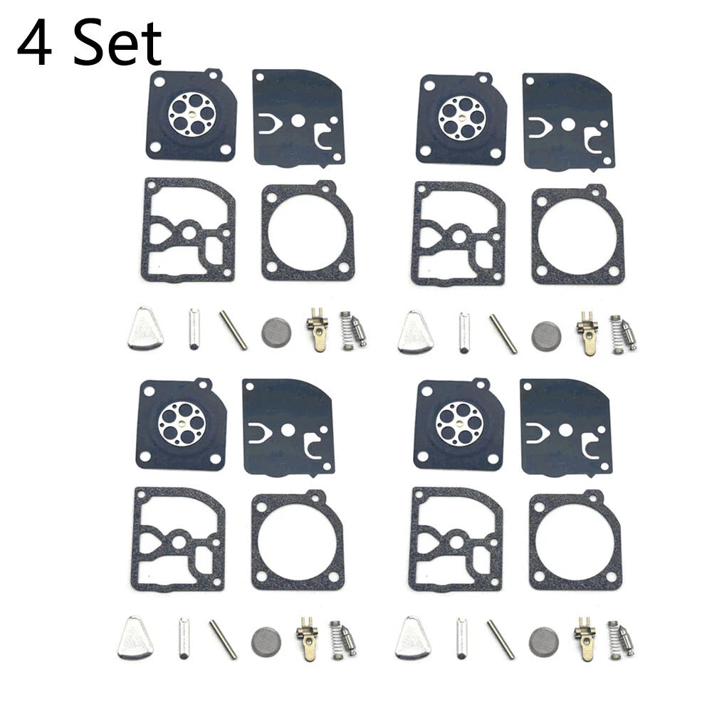 Set of 4 Carburetor Diaphragm Repair Kit for Stihl 20T 021 023 025 FS300 Zama RB-41