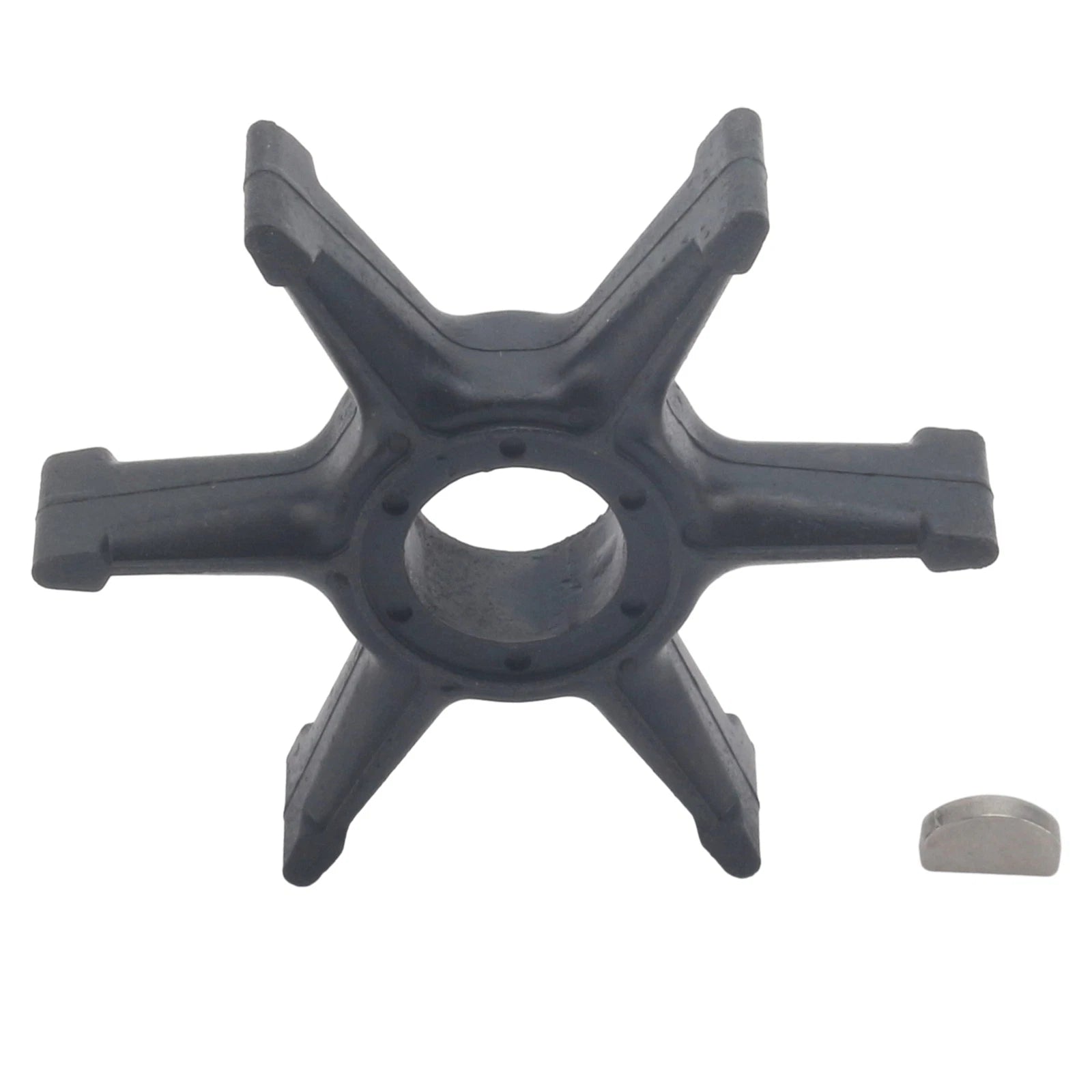 Soxa Marine Outboard Water Pump Rubber Impeller & Key for Yamaha 25-30 HP (1990-2023)