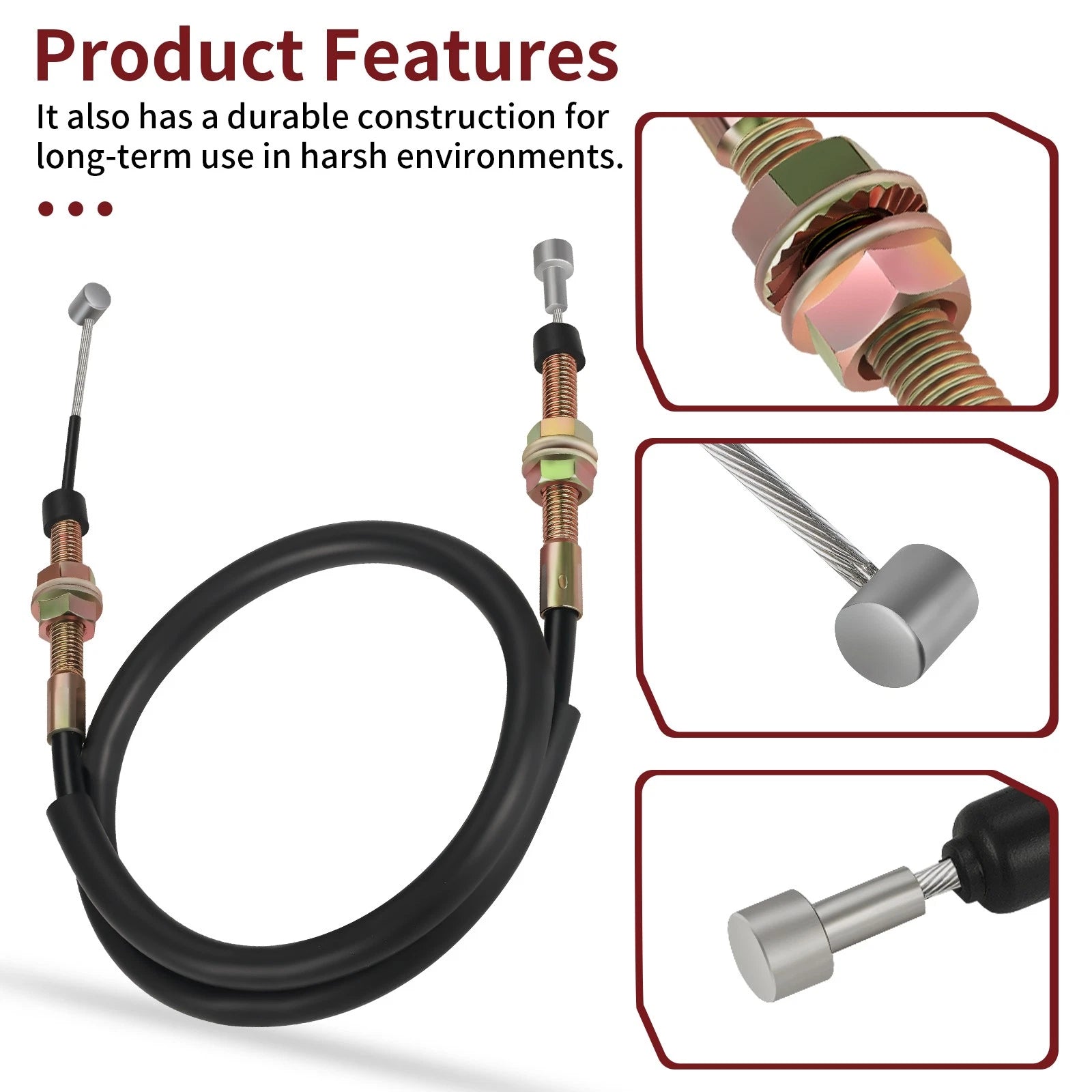 Rear Brake Cable for Arctic Cat ATV 500 4x4 (1998–2003)