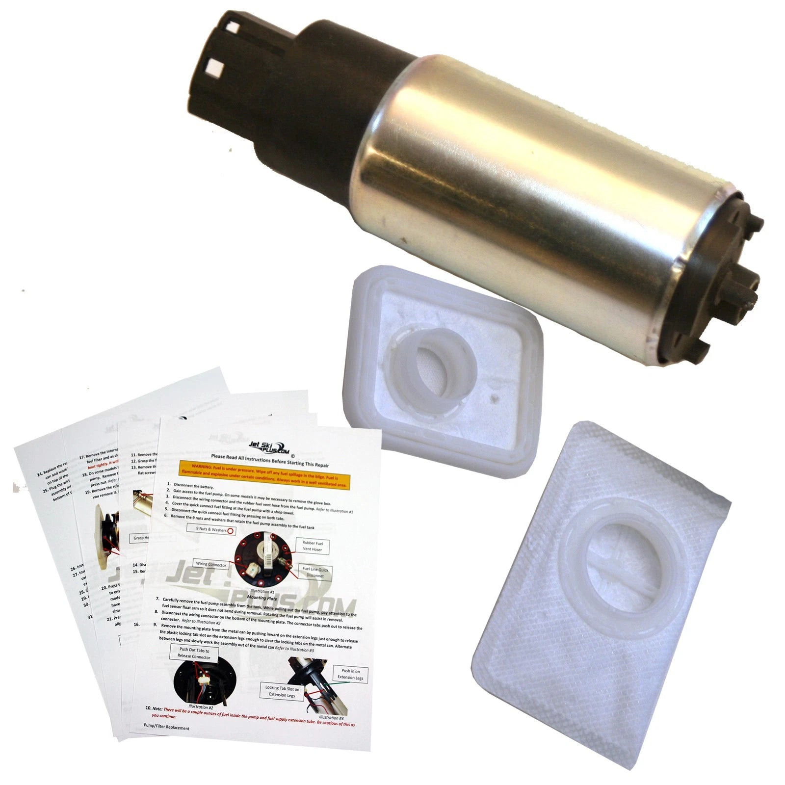 Fuel Pump Rebuild Kit for Seadoo GTI GTX RXP RXT 4-TEC (130-215 HP)