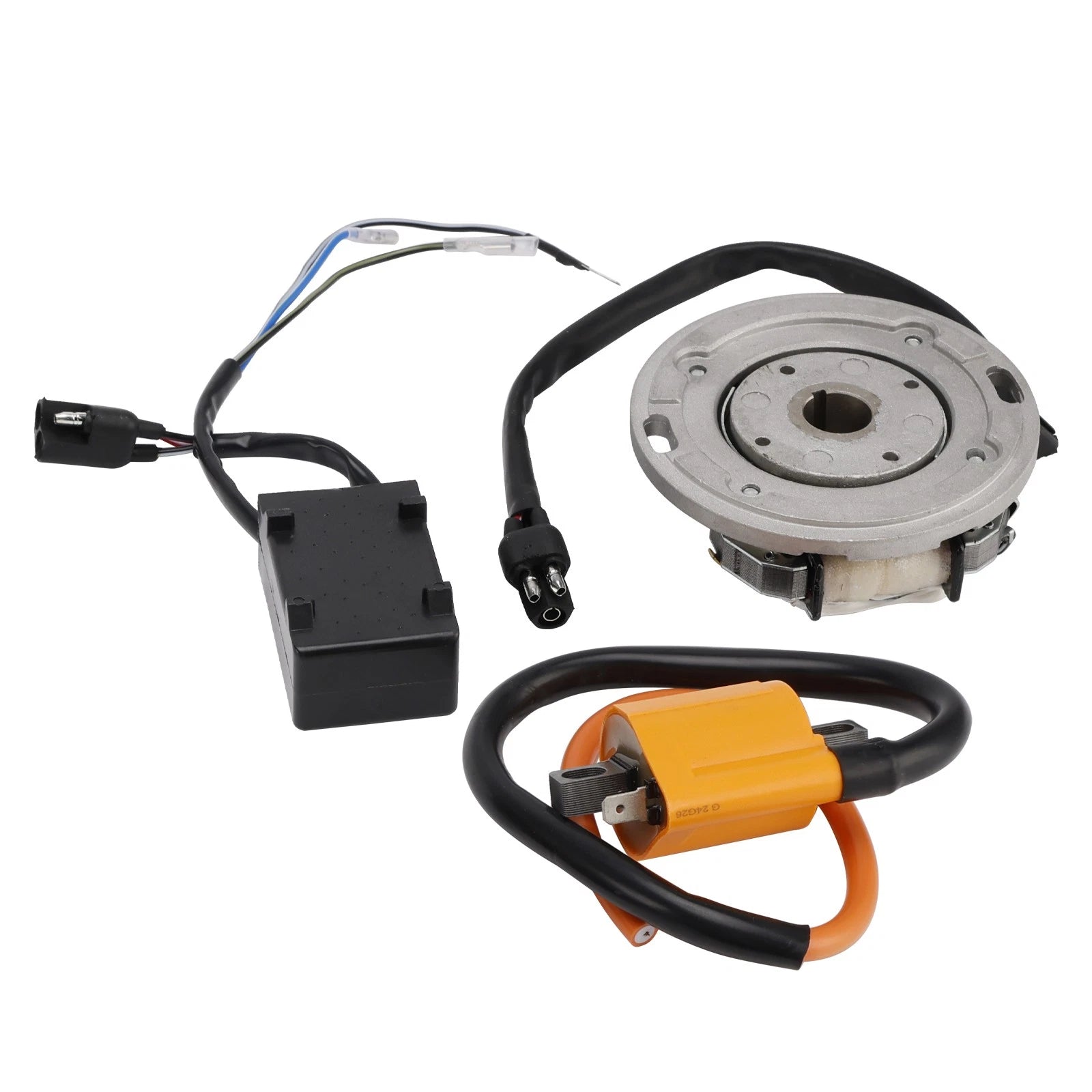Ignition Coil Flywheel Rotor Stator CDI Kit for Kawasaki KX125 KX250 (1974–1986)