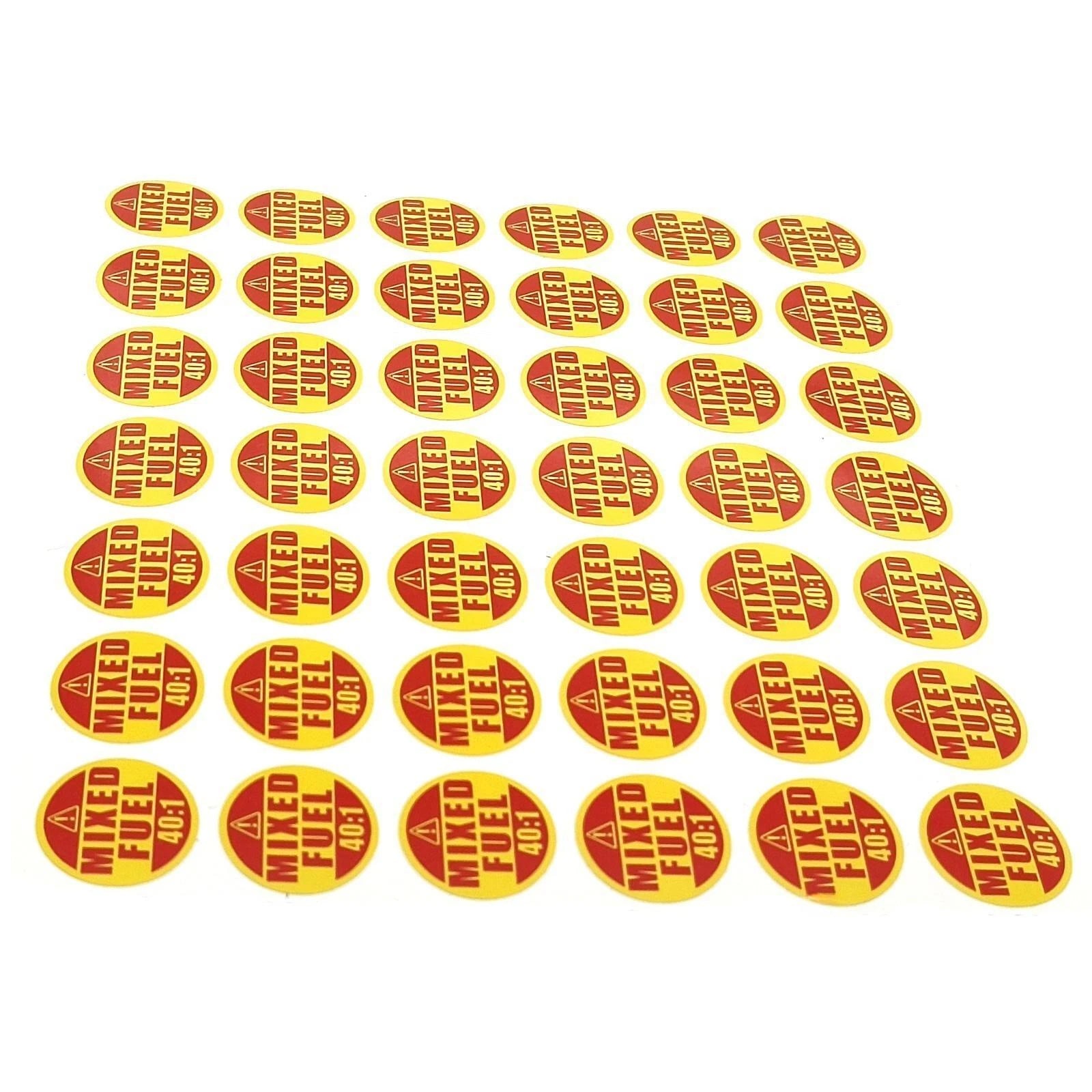 Stickers for Mixed Fuel 40:1 for Gas-Powered Garden Machinery