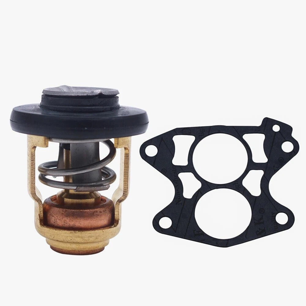 2X Outboard Thermostat & Gasket for Yamaha (6E5-12411-30-00, 688-12414-A1-00)