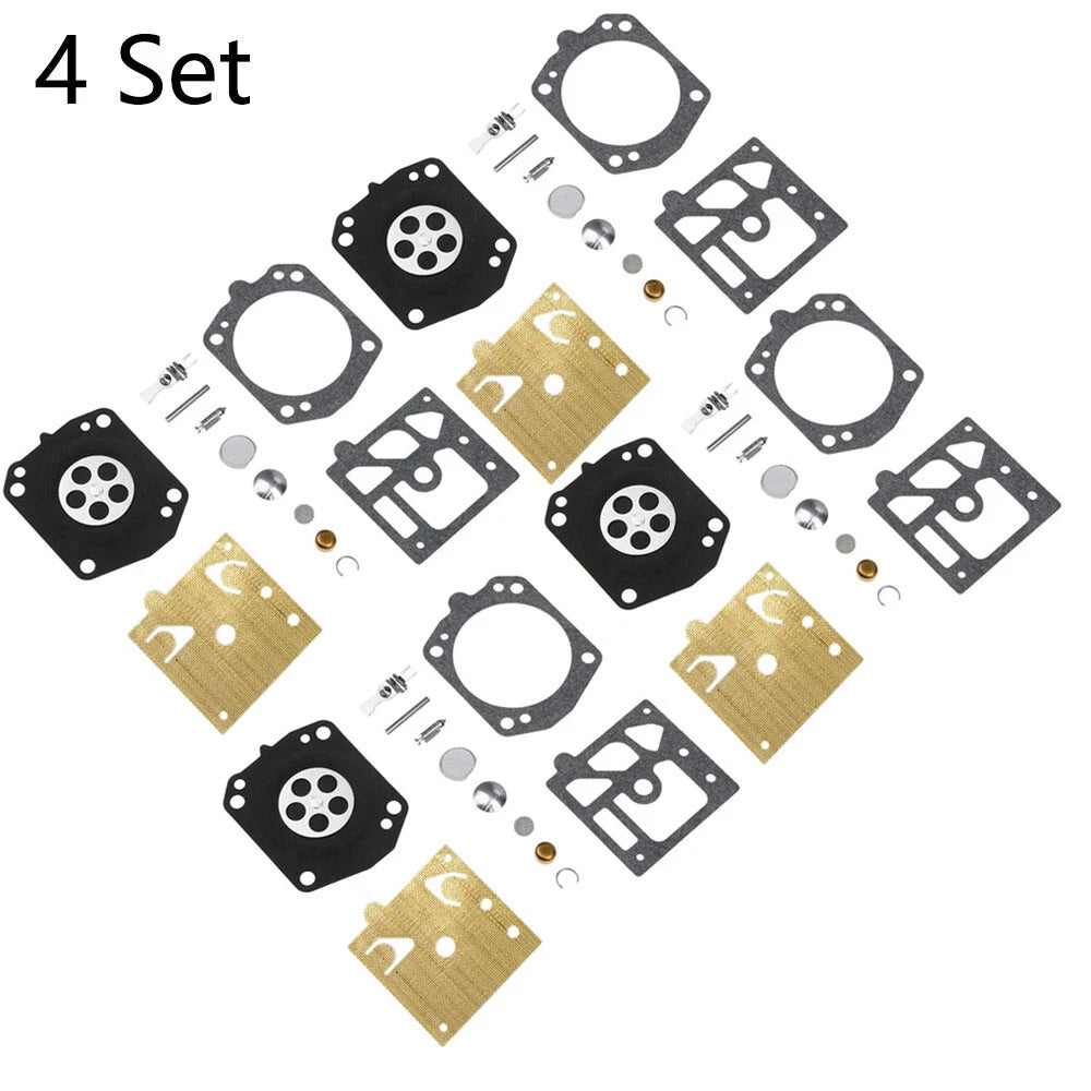 Set of 4 Carburetor Rebuild Kits for Walbro K22-HDA Chainsaw (N/A)