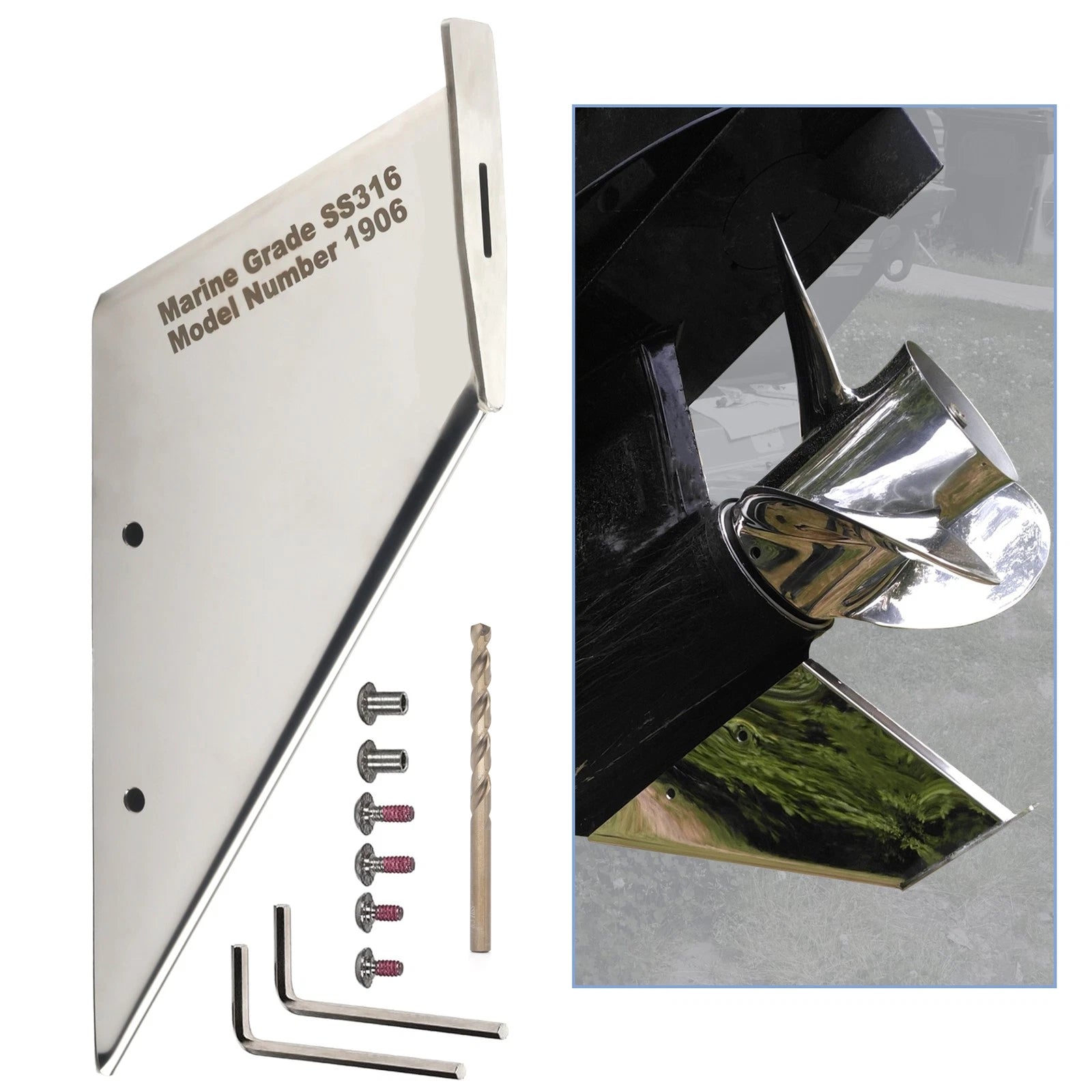 Skeg Guard 27071 for Force Outboard Marine Engines