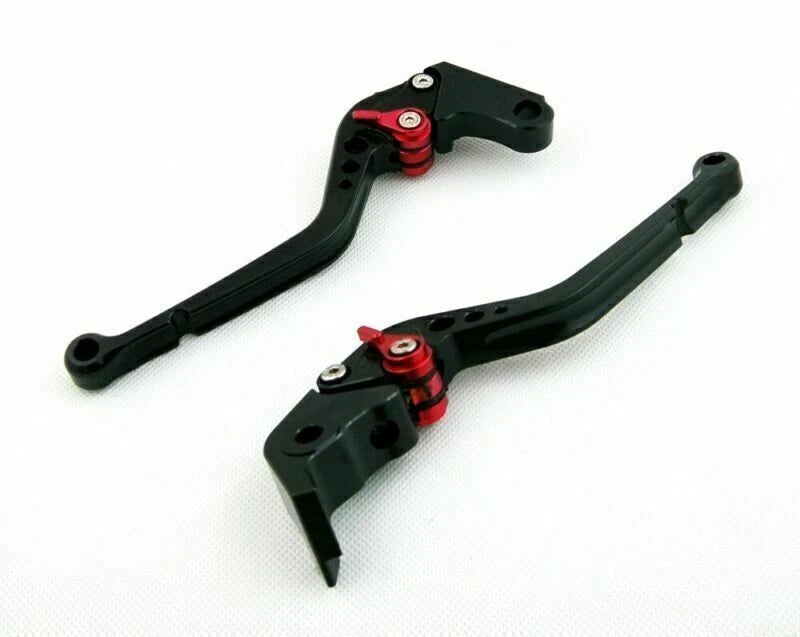 Long Brake Clutch Levers for Ducati Hypermotard 1100/SP (2007–2012) Black T9