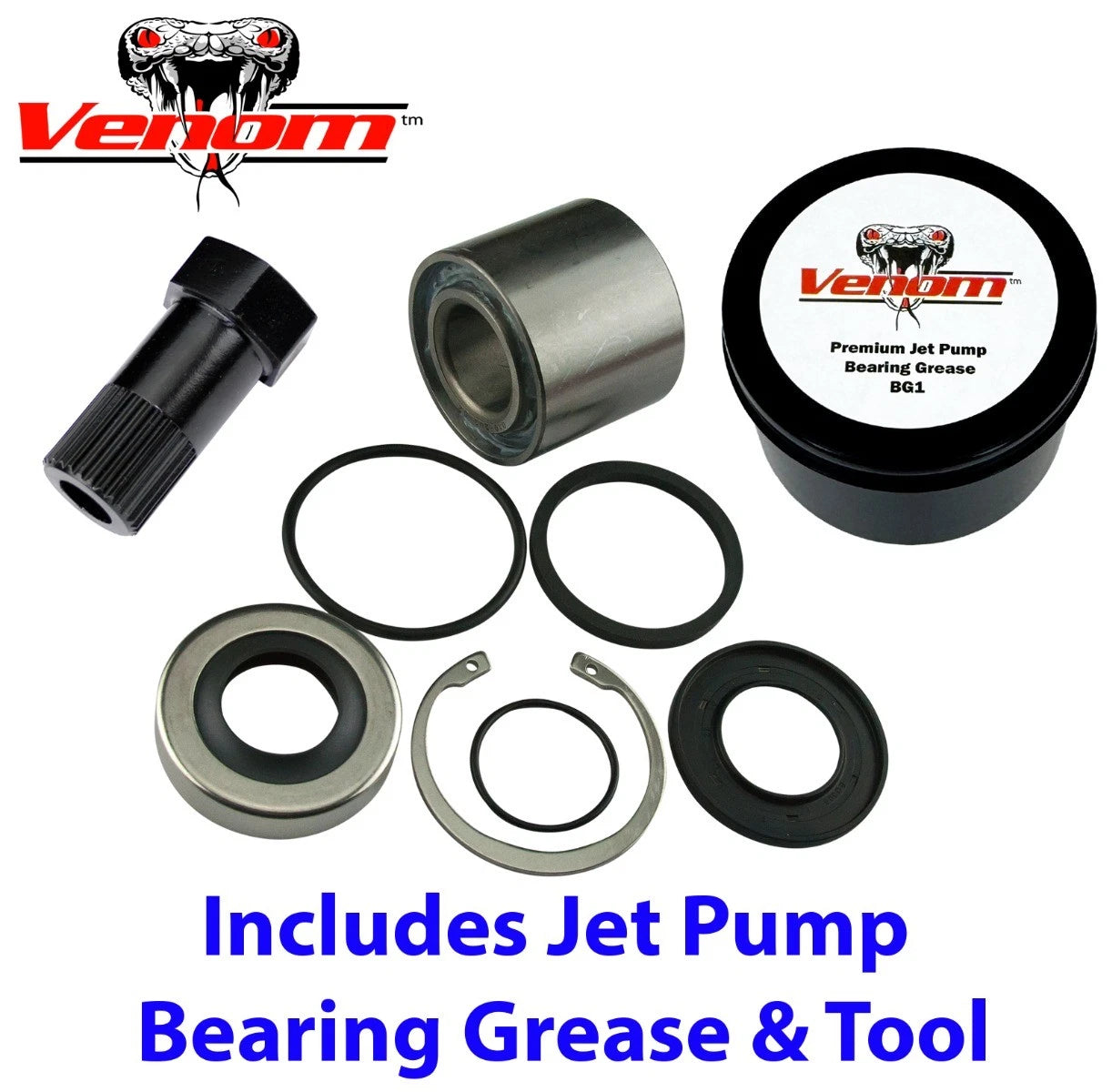 Rebuild Kit for SeaDoo 205 Utopia SE Jet Pump (2008–2009) w/ Grease & Tool