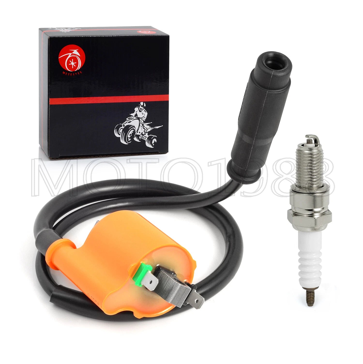 Ignition Coil Pack + Spark Plug + Cap for Kawasaki Teryx4 800 (2014–2022)