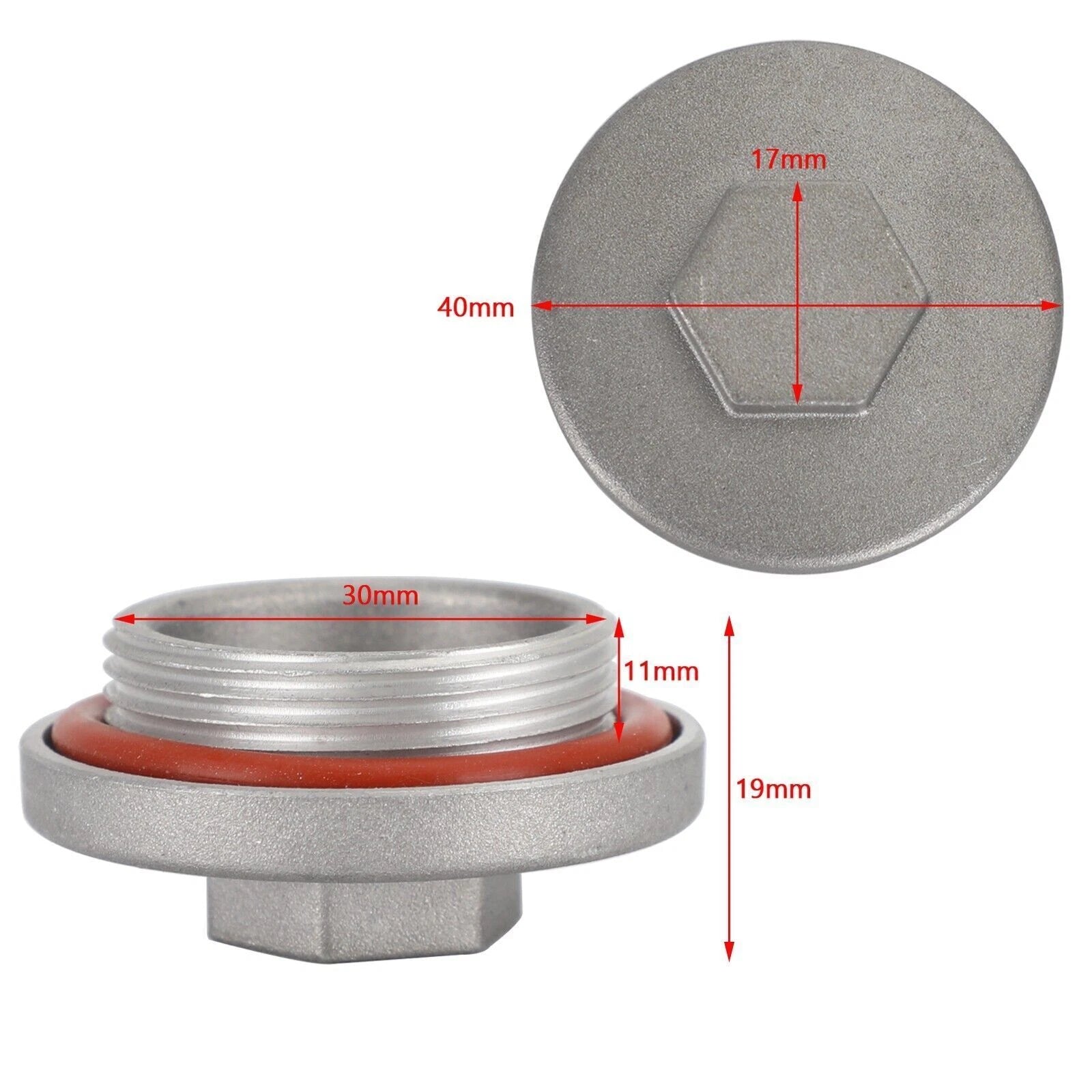 2X Valve Adjuster Cover Cap O-Ring for Suzuki QuadRunner LT LT-F (125–185)