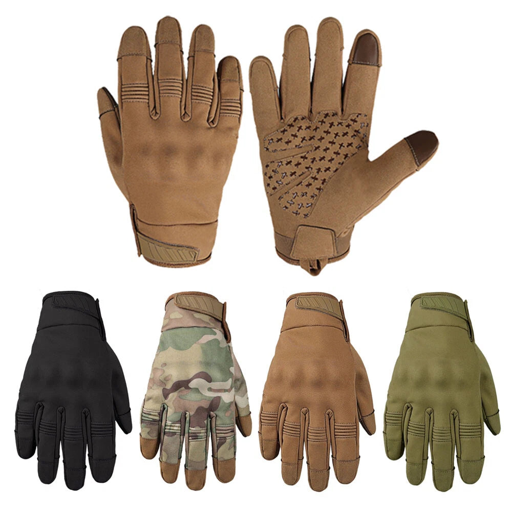Tactical Touch Screen Full Finger Gloves for Military Hunting (2010–2023)