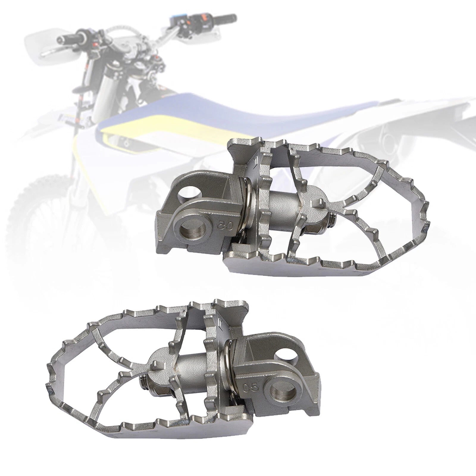 Front Footrests Foot Pegs for Husqvarna 701 Enduro (2016–2023), Norden 901 (2022–2023)