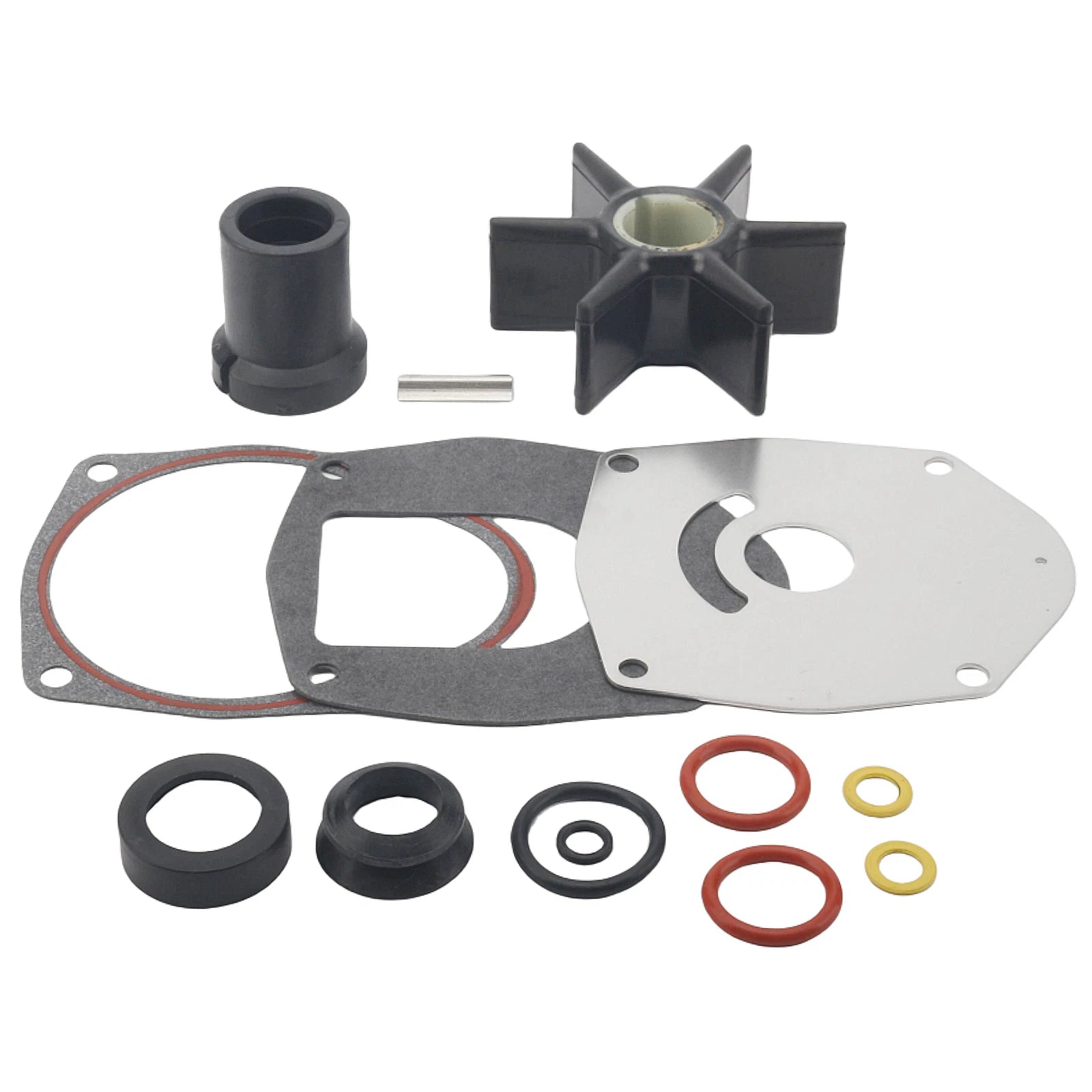Water Pump Impeller Kit for Mercury 75 80 90 100 HP Outboard (47-8M0100526, 43026Q06)