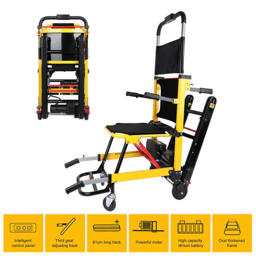 Motorized Climbing Wheelchair Stair Lifting Chair Elevator Elderly Disabled US