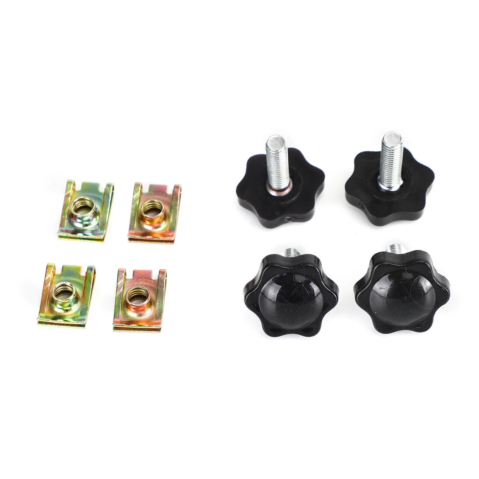 Set of 4 Saddlebag Lever Lock Bolts & Nuts for Glide King Touring (1996–2019)