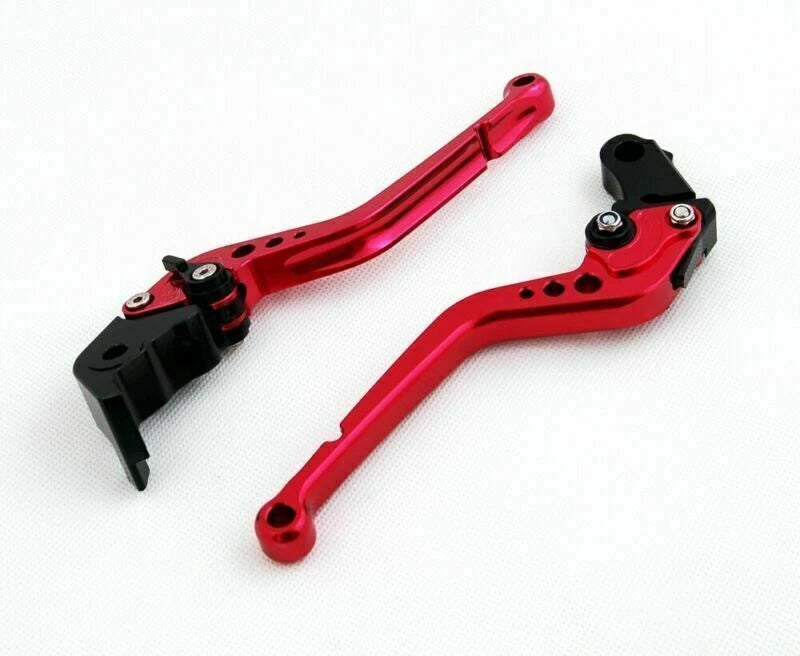 Long Brake Clutch Levers for BMW HP2 Sport (2008–2011) Red T9