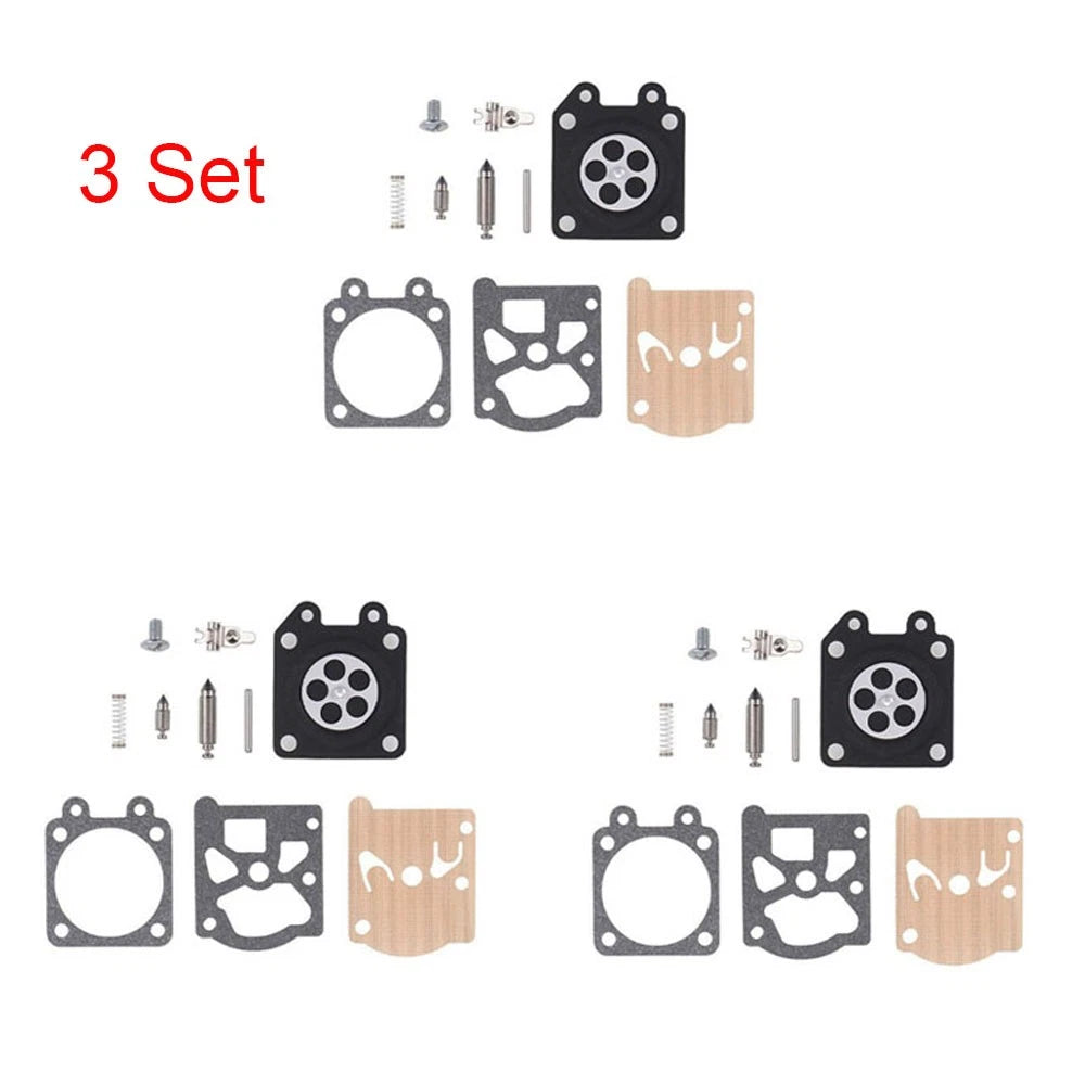 Set of 3 Carburetor Diaphragm Rebuild Kit for Stihl 024 025 026 MS250 (WALBRO K11-WAT)