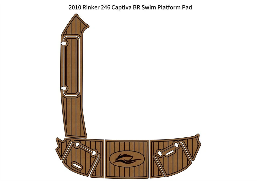 EVA Foam Teak Deck Flooring Mat for Rinker 246 Captiva BR (2010)