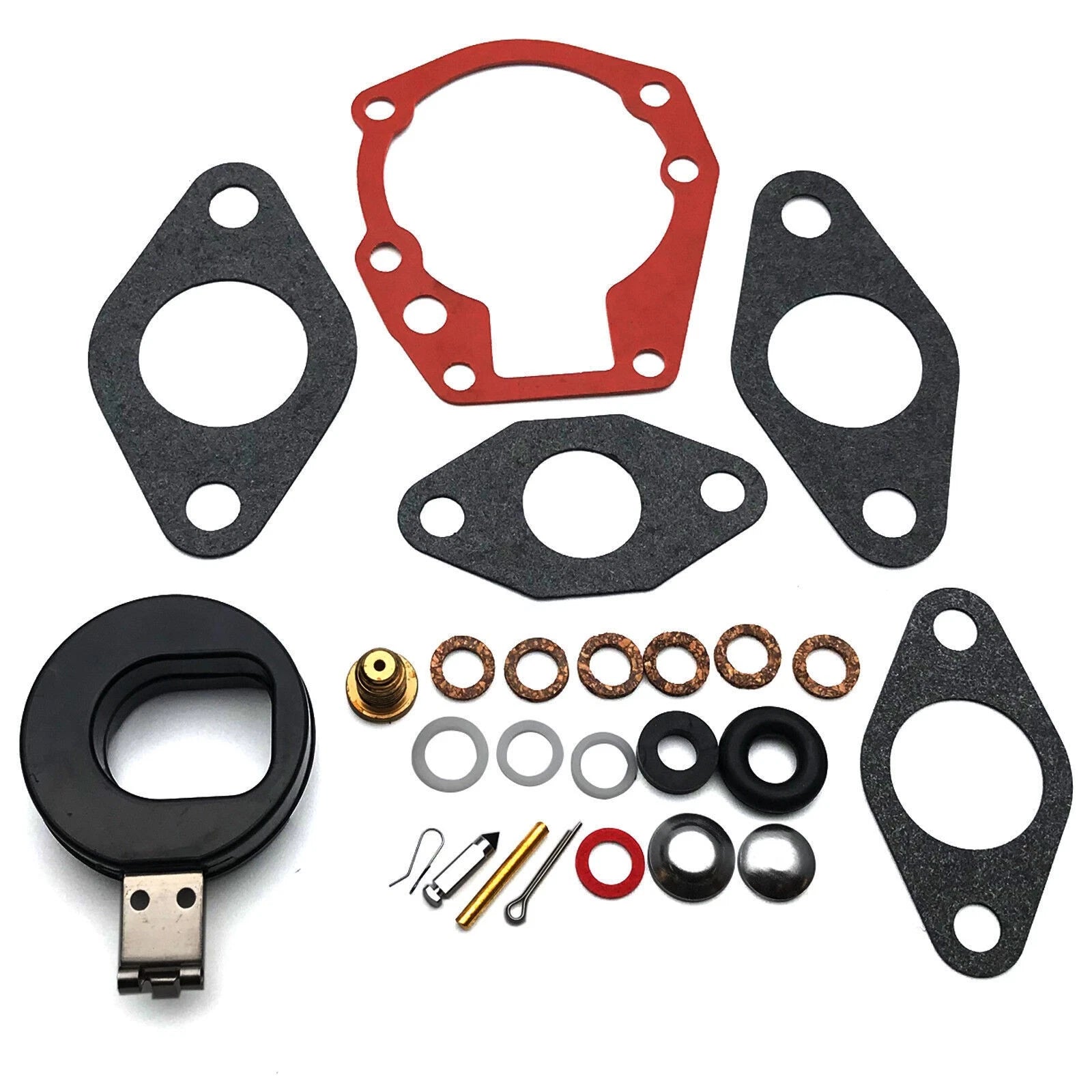 Carburetor Kit w/ Float for Johnson Evinrude 5-18 hp Engine