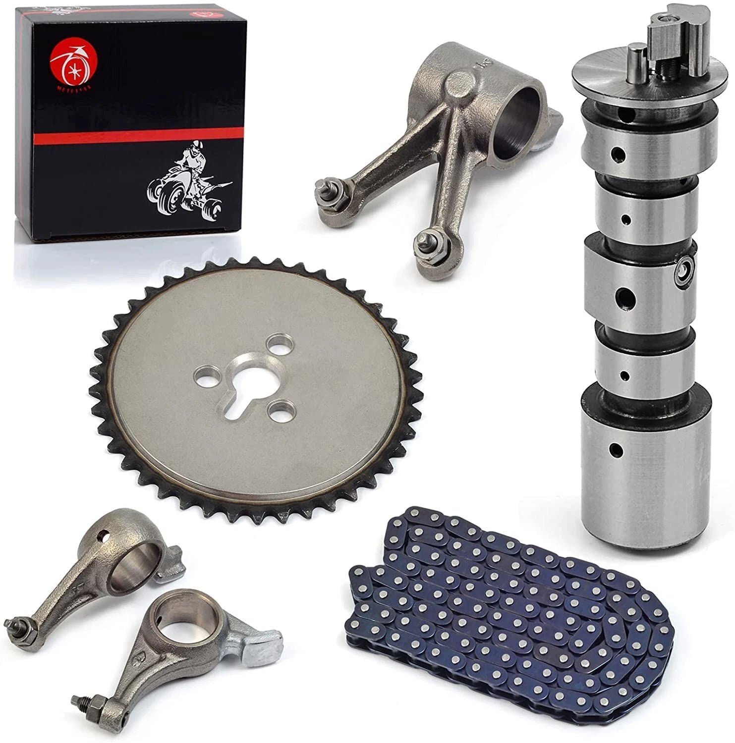 Rocker Arm Camshaft Timing Chain Gear Gaskets Kit for Polaris ATP Magnum 500 (2000–2007)