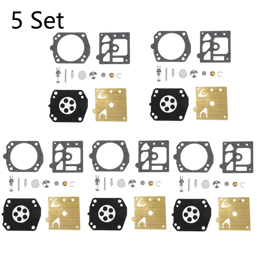 5x Carburetor Diaphragm Gasket Repair Kit For Walbro K22-HDA Chainsaw Trimmer