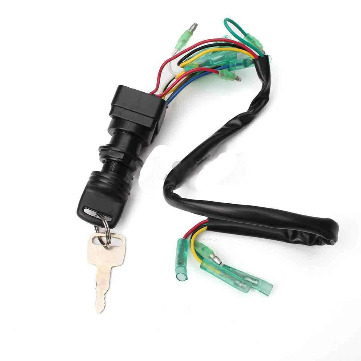 Ignition Key Switch Assembly for Yamaha Outboard Control Box (703-82510-43-00)