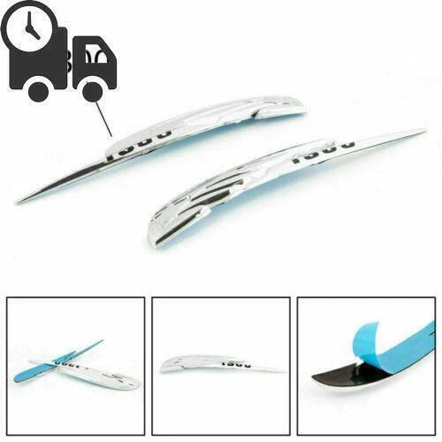 Chrome Gas Tank Emblem Badge for Honda VTX1300 (2003–2009)