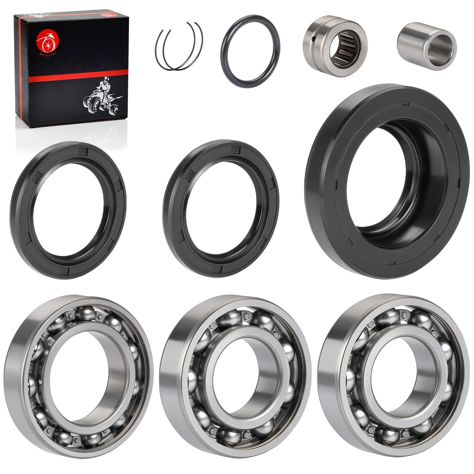 Rear Differential Bearing & Seal for Honda Foreman Rubicon 500 TRX500 (2001–2004)